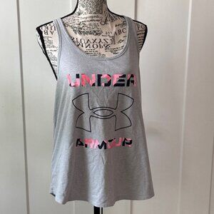 💜3/$12💜 Under Armour Gray and Pink Tank Top